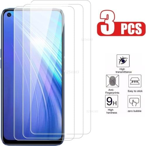 3pcs Safety Glass For Oppo Reno 6.6 6 5 4 F11 Pro Plus 4 SE F Lite Screen Protector Tempered Glass For Realme 8 7 Pro Glass