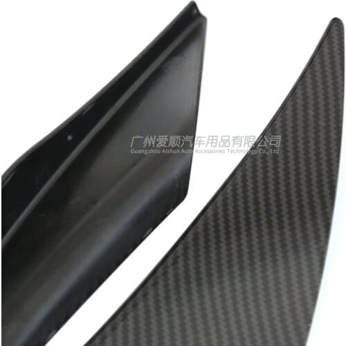 2021 Suitable For Refitting Car Bar Movement Carbon Fiber Guide Wind Blade Surround Front Bumper Spoiler