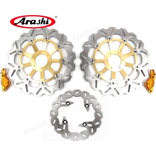 Arashi 1 Set CNC Front Brake Disc Rear Brake Discs Rotors For HONDA VTEC 400 1999 - 2015 VTEC400 2000 2001 2002 2003 2004 2005