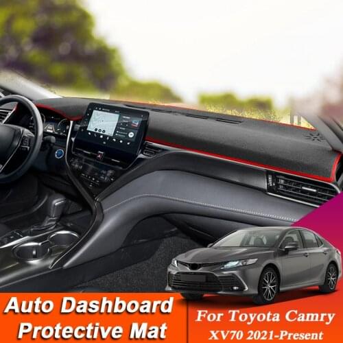 Car Styling For Toyota Camry XV70 2021-Present LHD&RHD Dashboard Mat Protective Interior Anti-Pad Shade Cushion Auto Accessory
