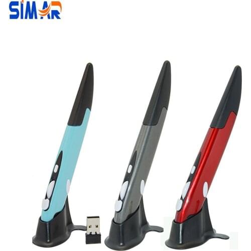 2.4G Wireless USB Optical Presenter Adjustable 1600DPI 4 Keys Mini Mice Pen Mouse for Tablet Laptop PC Desktop Smart TV Box