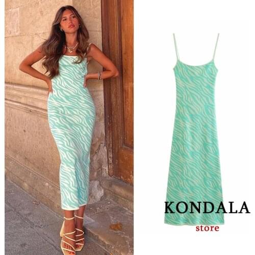 Длинные летние платья KONDALA China At AliExpress