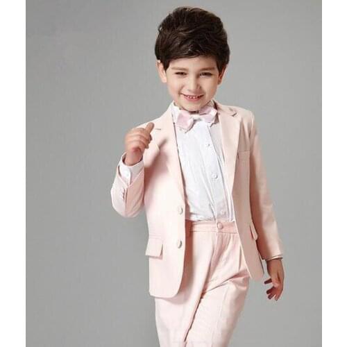 Three Piece Royal Blue Boys Wedding Suits Flower Children Formal Party Tuxedos (Jacket + Pants + Vest)