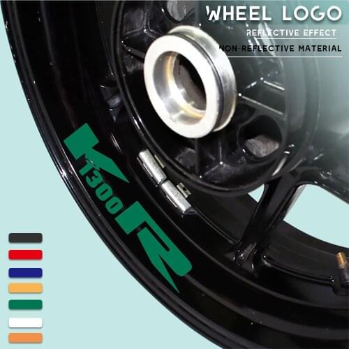 Motorcycle wheel logo sticker reflective moto rim tire accessories decorative decals for BMW K1300r