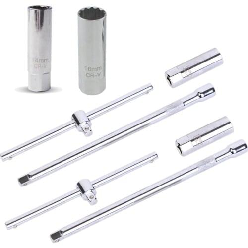 2021 New 14/16mm Spark Plug Socket 12 Point Remover Wrench Drive Repair Removal Accessory