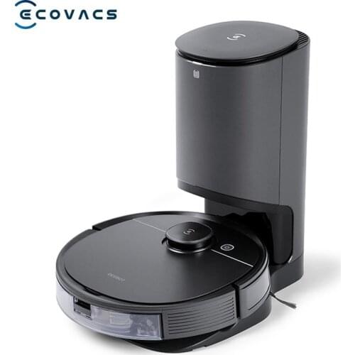 2020 ECOVACS DEEBOT OZMO T8AIVI with Dock Sweeping and Mopping Robot Vacuum Cleaner for Home APP Remote Control Speaking English