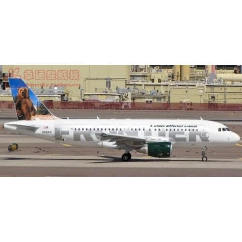 Vehicle Aircraft A319 Frontier Airlines megapack 3D Paper Model DIY Handmade