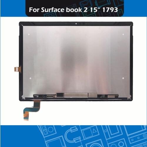 New Replacement LCD Screen Assembly For Microsoft Surface Book 2 15" 1793 Display Full Assembly