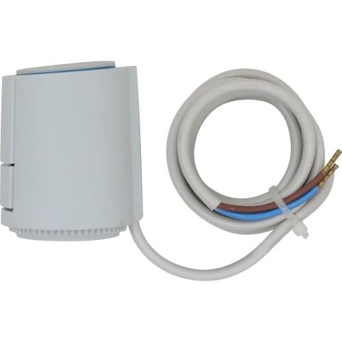 Thermoelectric 220 24v electric thermal actuator normally closed open for underfloor heating manifold radiator
