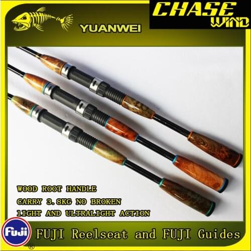 Yuanwei Chase wind Lure Rod 1.98m 2.1m Spinning Rod UL/L Carbon Rod Vara De Pescar Carpe Fishing Rod Canne a Peche B187