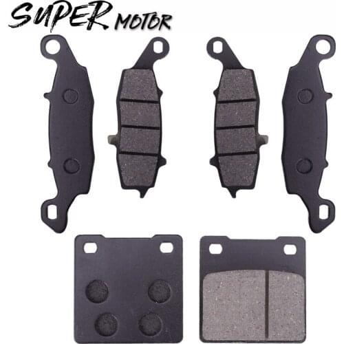 1Set Brake Pad Front and Rear For Suzuki 77A GSX 600F 1998-2006 GSX 750F 1998-2006 GSF600 Bandit 600 2000-2004 SV650 1999-2002