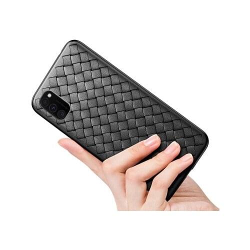 For Samsung Galaxy M30S Case Luxury BV Grid Weaving Slim soft Protective back cover case for samsung m30s full cover phone shell