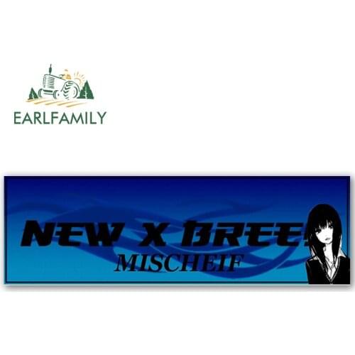 EARLFAMILY 13cm x 4cm Mischief Funny Slap Anime Car Sticker Waterproof JDM RV VAN Decal Vinyl Car Accessories Wall Door Decals