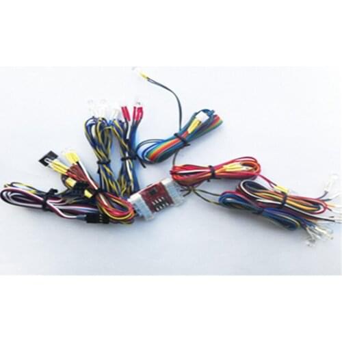 RC TRUCK BODY SHELL LED LIGHT SYSTEM SETS FOR TAMIYA 1/14 SCALE RC TOY TRACTOR TRAILER UPGRADE ACCESSORIES BEENZ MAN SCANIA KING