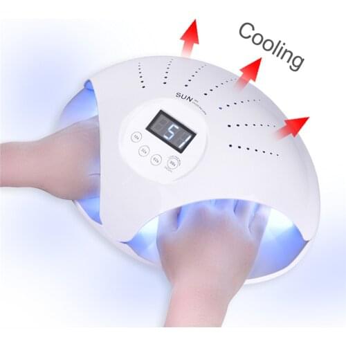 Manicure 48W UV Led Lamp Foot Led Lamp Nail Dryer Two Hand UV Nail Lamp Nail Tools Two Foot UV Light Gel Nails Manicure Gel Lamp