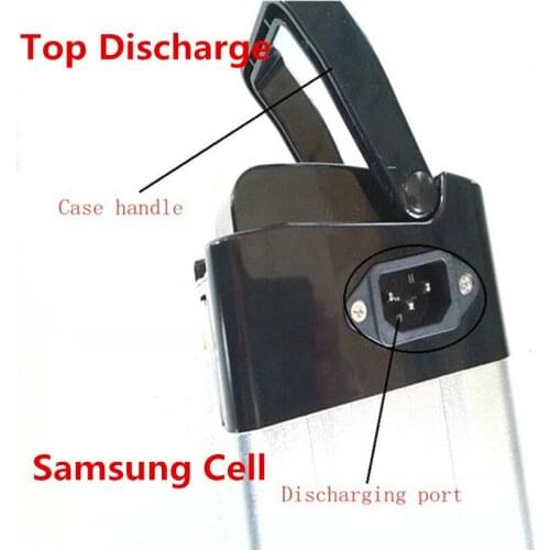 48V 13AH Silver fish with Samsung cell Top discharge ebike Li-ion Battery Pack Electric Bike Battery for bafang 750W motor