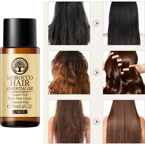 Moroccan Hair Care Essential Oil Smoothen Frizz Repair Damaged Hair Not Greasy Shiny and Supple Nursing Hair Care Products