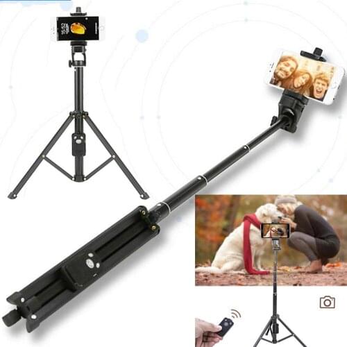 Tripod Stand Metal Material Yunteng 1688 Mobile Phone Selfie Stick Portable Bluetooth-compatible Tripod Stand
