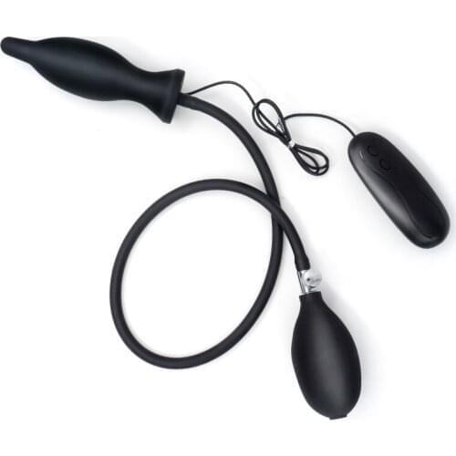 Inflatable Butt Plug Vibrator Super Large Dildo Anal Ball For Women Vaginal Dilator Anal Sex Toys Intimate Good