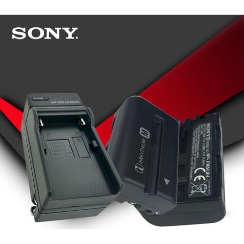 2pc/lot Sony Original NP-FM500H NP FM500H FM50 Camera Battery A57 A65 A77 A450 A560 A580 A900 A58 A99 A550 A200 A300 A350 A700