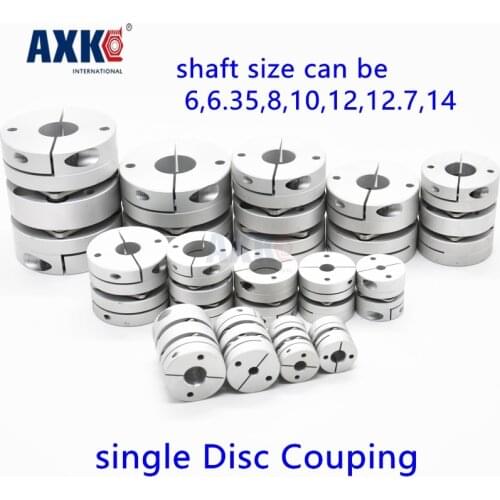 Bearing Axk New Dia. 34, 6mm, 6.35mm, 8mm, 10mm, 12mm, 12.7mm, 14mm Aluminum Alloys Single Diaphragm Disk Coupling Disc Coupler