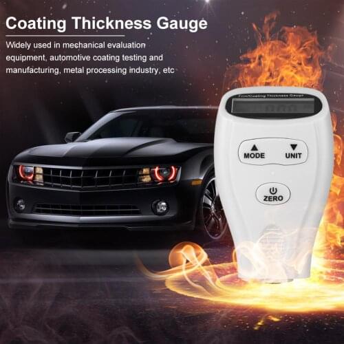 Portable Paint Tester Mini Coating Measurement Digital Thickness Gauge Car Paint Tester Thickness Coating Meter