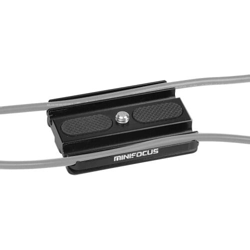 QR Quick Release Plate Cable Clamp Tether DSLR Camera Digital USB Power Cable Lock Clip Protector for Tripod ball head