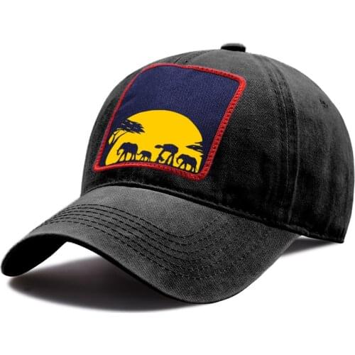 Rainforest Elephant Casual Sport Hat Adjustable Women Baseball Cap Hip Hop Outdoor Cotton Snapback Caps Breathable Men Dad Hats