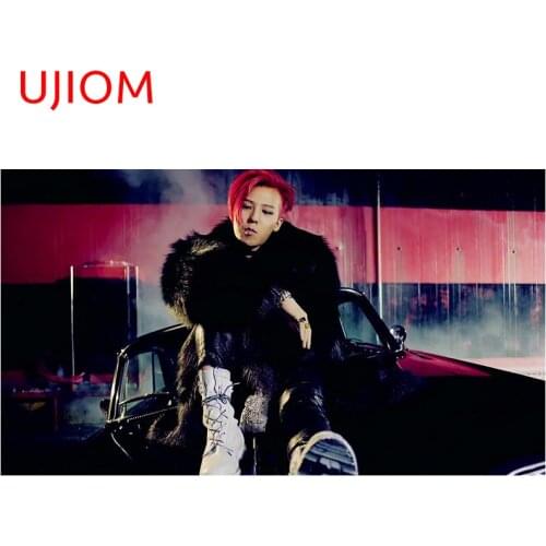 UJIOM BIG BANG G-Dragon Living Room Decoration Moisture Proof Wall Stickers Bathroom Home Office Decor Poster Toilet Art Sticker