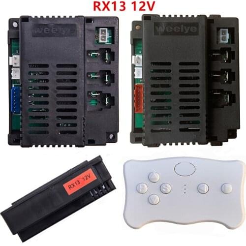 Weelye RX13 2.4G Bluetooth Remote Control And Receiver For 12V 4WD Kids Ride On Toys Car With Smooth Start Function