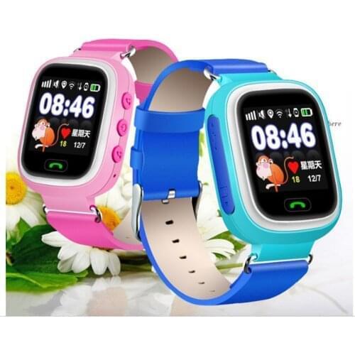 Factory Price IP67 Waterproof Baby Phone GPS Kids Tracker Children Smart Watch Q90