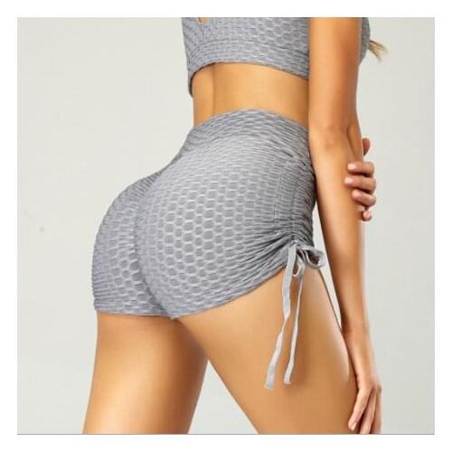 Women Sport Yoga Shorts High Waist Push Up for Ladies Athletic Gym Workout Fitness Leggings Briefs Seamless Athletic Breathable