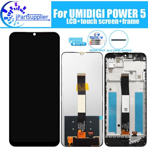 6.53 inch UMIDIGI POWER 5 LCD Display+Touch Screen 100% Original Tested LCD Digitizer Glass Panel Replacement For POWER 5
