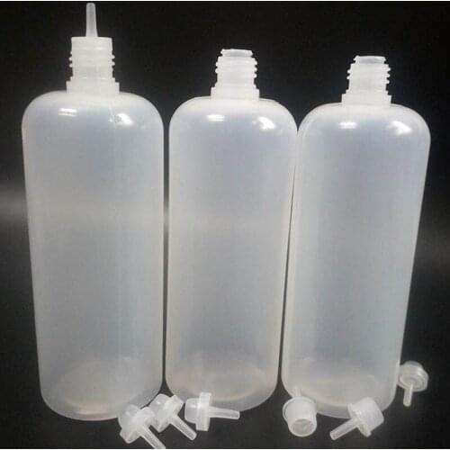 2000pcs/lot Empty PE 120ml E liquid Dropper Bottles With Childproof Cap and Long Thin Tip For E liquid Nail Gel