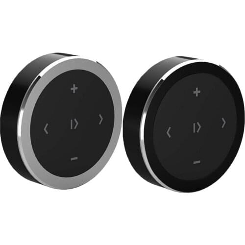 Car Wireless Bluetooth Remote Control Car Steering Wheel Music Receiver Mobile Phone Motorcycle Bike Handlebar For IOS Android