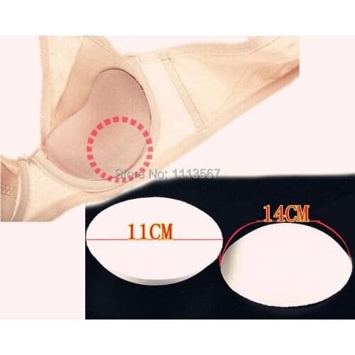 Wholesale 50Pairs White Sewing In Bra Cup Soft Foam Bra Sewing Accessories Push Up Bra Foam Insert Bra Accessories WB40