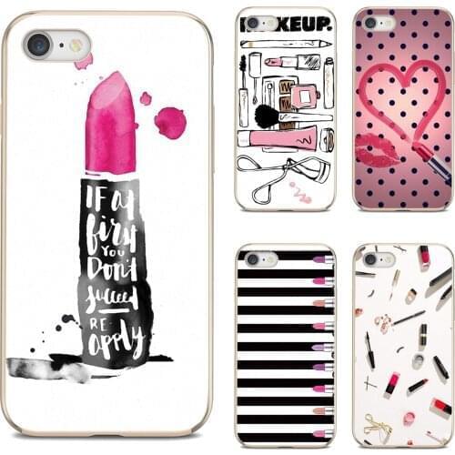 For Samsung Galaxy A12 A31 A41 A51 A71 A20e A21s M30 A10 A30 A40 A50 A60 A70 Phone Cases Tools-Lipstick-Beauty-Girl-Makeup-Set
