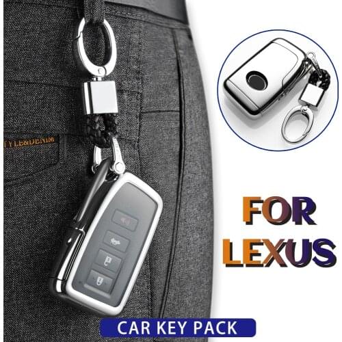 TPU+PC Material Car Key Case Cover For Lexus NX ES GS RX IS RC LX 200 250 350 450H 300H ES200 Auto Remote Key Holder Shell Fob