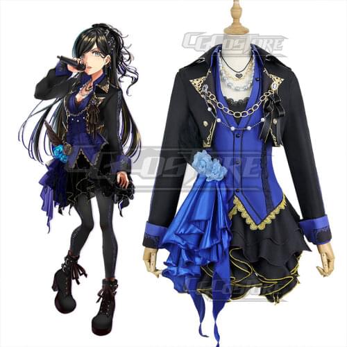 D4DJ Tsubaki Aoyagi Rondo Cosplay Costume Anime Dresses Christmas Halloween Free shipping CG915CZH