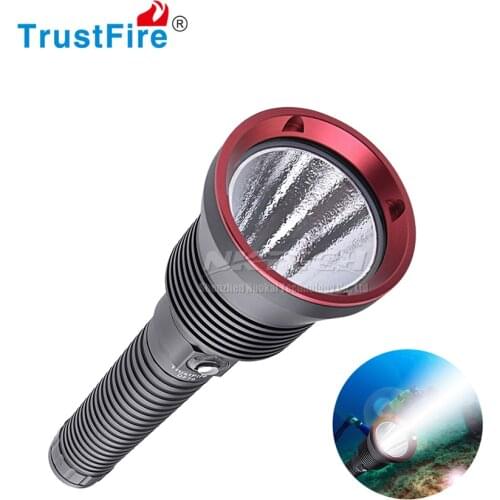 TrustFire DF70 Diving Flashlight Torch 70m XHP-70 LED 4-Mode Lamp Waterproof Lantern Underwater Dive Light 3200LM For Scuba Cave