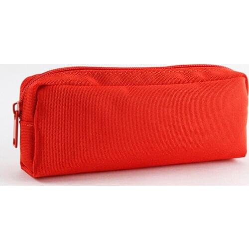 Office literary pencil case Korean simple personality creative large capacity student stationery box youth storage bag