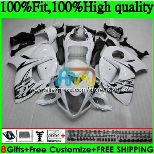 Injection For SUZUKI Hayabusa GSXR1300 08 09 10 Stock white 11 12 56BS.7 GSX-R1300 GSXR 1300 2008 2009 2010 2011 2012 Fairing