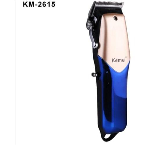 Kemei hair trimmer KM-2615 rechargeable hair clipper cordless haircut machine beard trimmer 9W powerful clipper