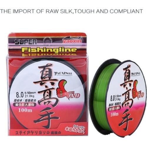100M/109 Yard Ocean Fishing Line Nylon Corrosion Durable Resistant Freshwater Saltwater Wire Accessories 0.4 To 8.0