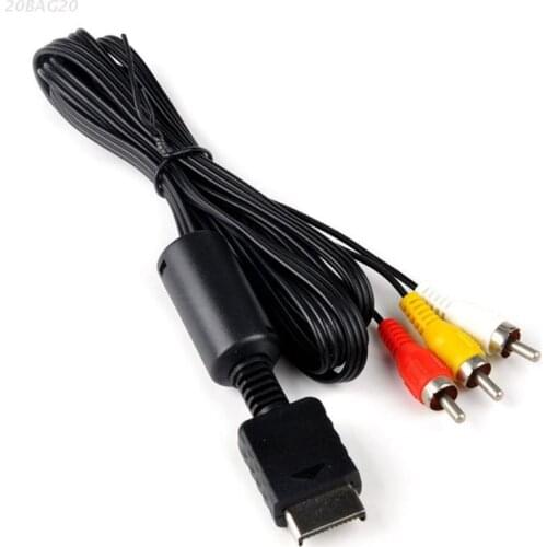 Multi Games Component Video AV Cable to RCA 1.8m/70.87in Cable for PS2 PS3