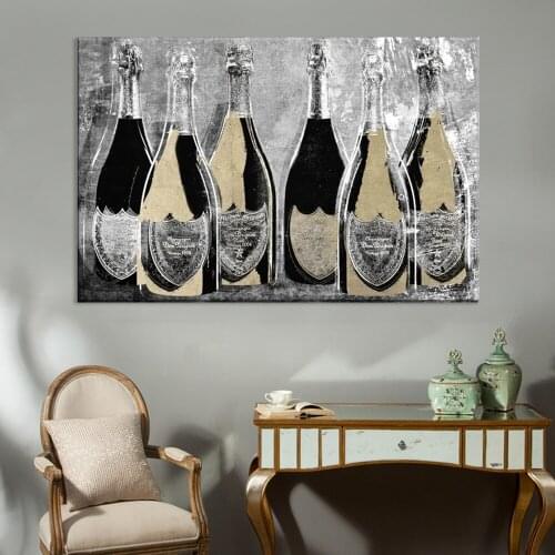 HD Print Modular Picture Lot Wine Cool Gift Canvas White Letter Painting Poster For Living Room Home Decor Wall Art Framework