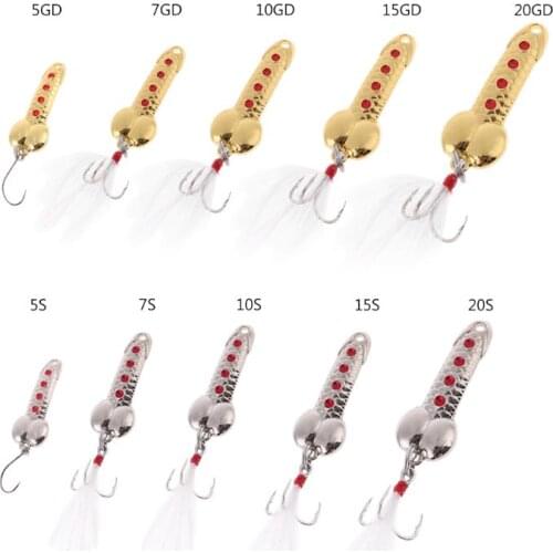 2021 New 1pc Penis Spoon Bait Fish Lures Casting Fishing Lure Metal Hard Dick Lure Baits
