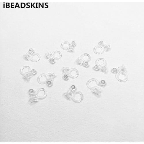 New arrival! 12x8mm 500pcs Acrylic Ear Clip for Jewelry accessories/earrings accessories/Earring parts DIY