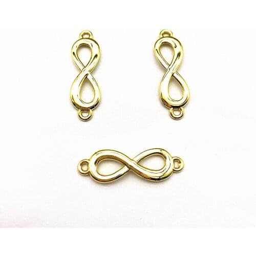 New arrival! 29x9mm 100pcs 8-Shape Connector for Handmade DIY Making Necklace/Earrings Parts,Jewelry Accessories Findings