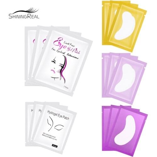 50pairs/pack New Paper Patches Eyelash Under Eye Pads Lash Eyelash Extension Paper Patches Eye Tips Sticker Wraps Tools